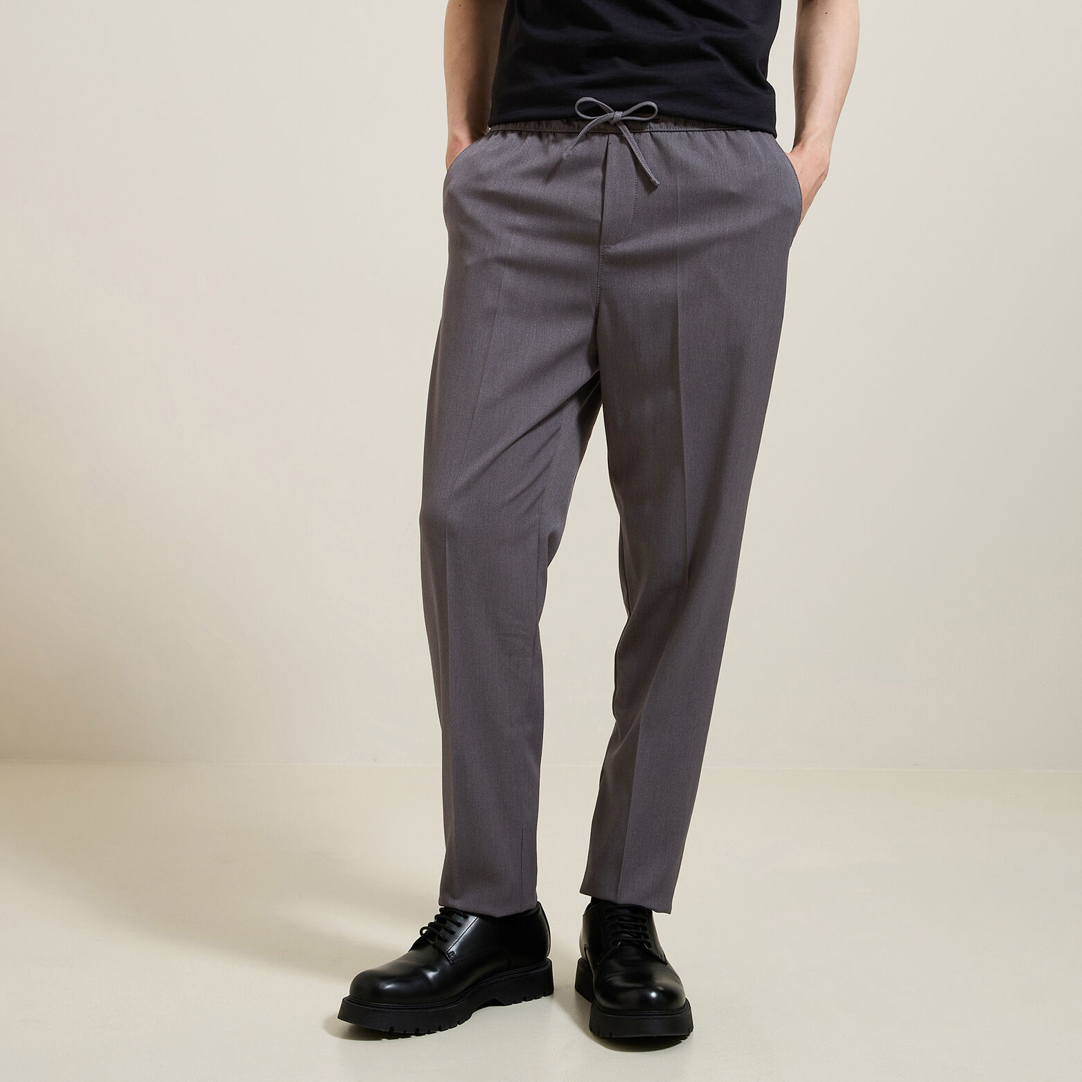 Pantalon relax uni