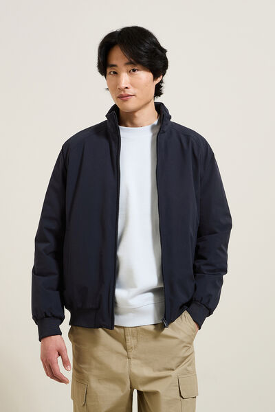 Blouson col montant zippé