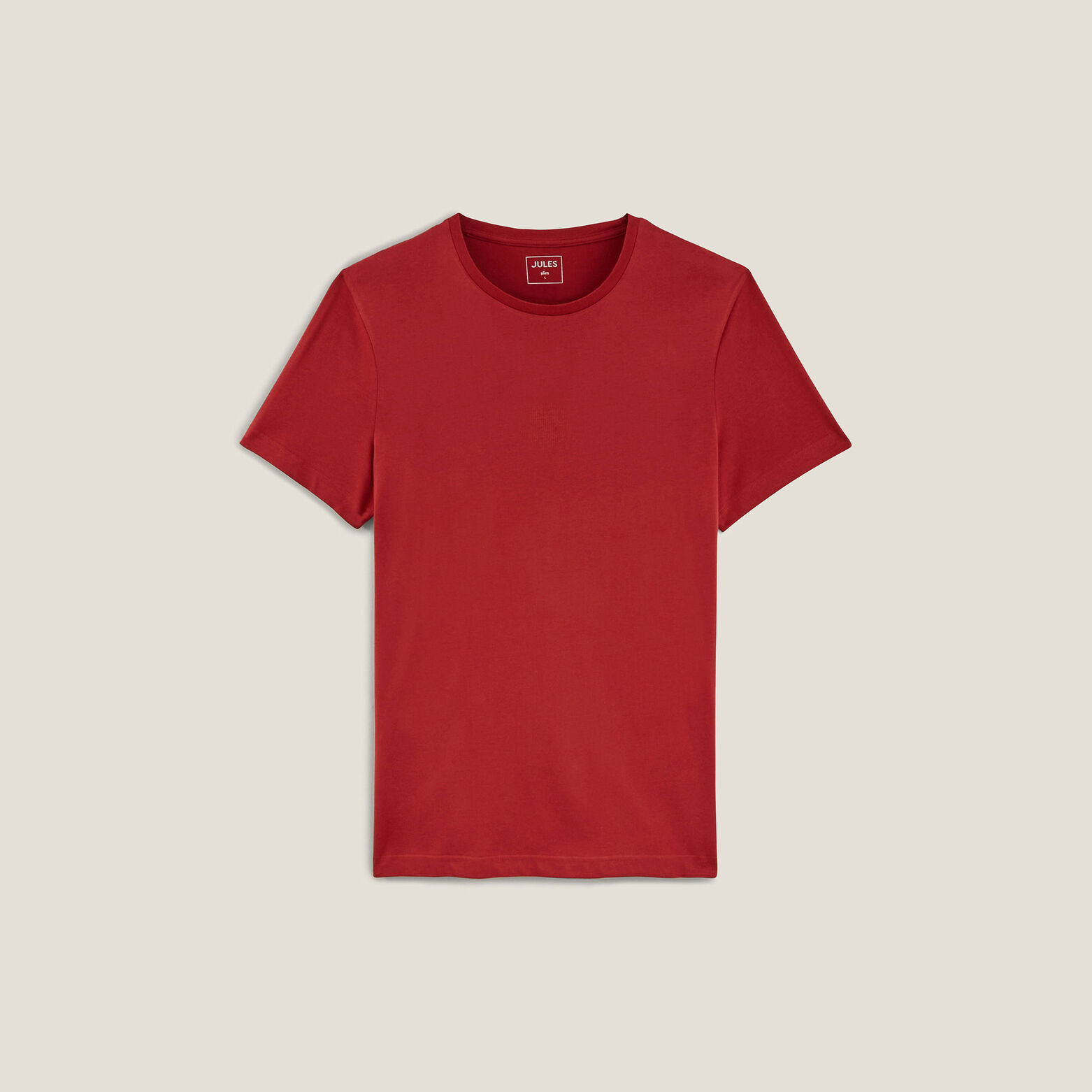 Tee-shirt col rond en coton basique