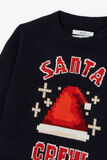 Pull de Noël "santa crew" enfant