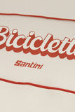 T-shirt met Bicicletta Jules x Santini-print