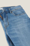 Relaxte jeans, 3 lengtes, in gerecycled katoen