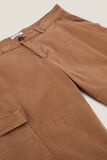 Pantalon cargo droit uni