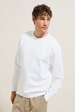 Sweat col rond uni