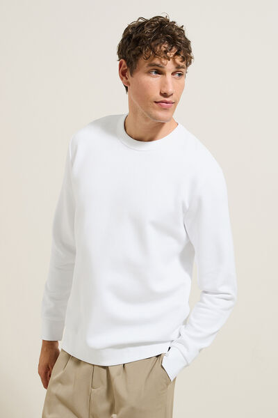 Sweat col rond uni