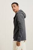 Sweater met kap en rits