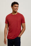 Basic T-shirt met ronde hals