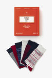 Coffret 7 paires de chaussettes fantaisies