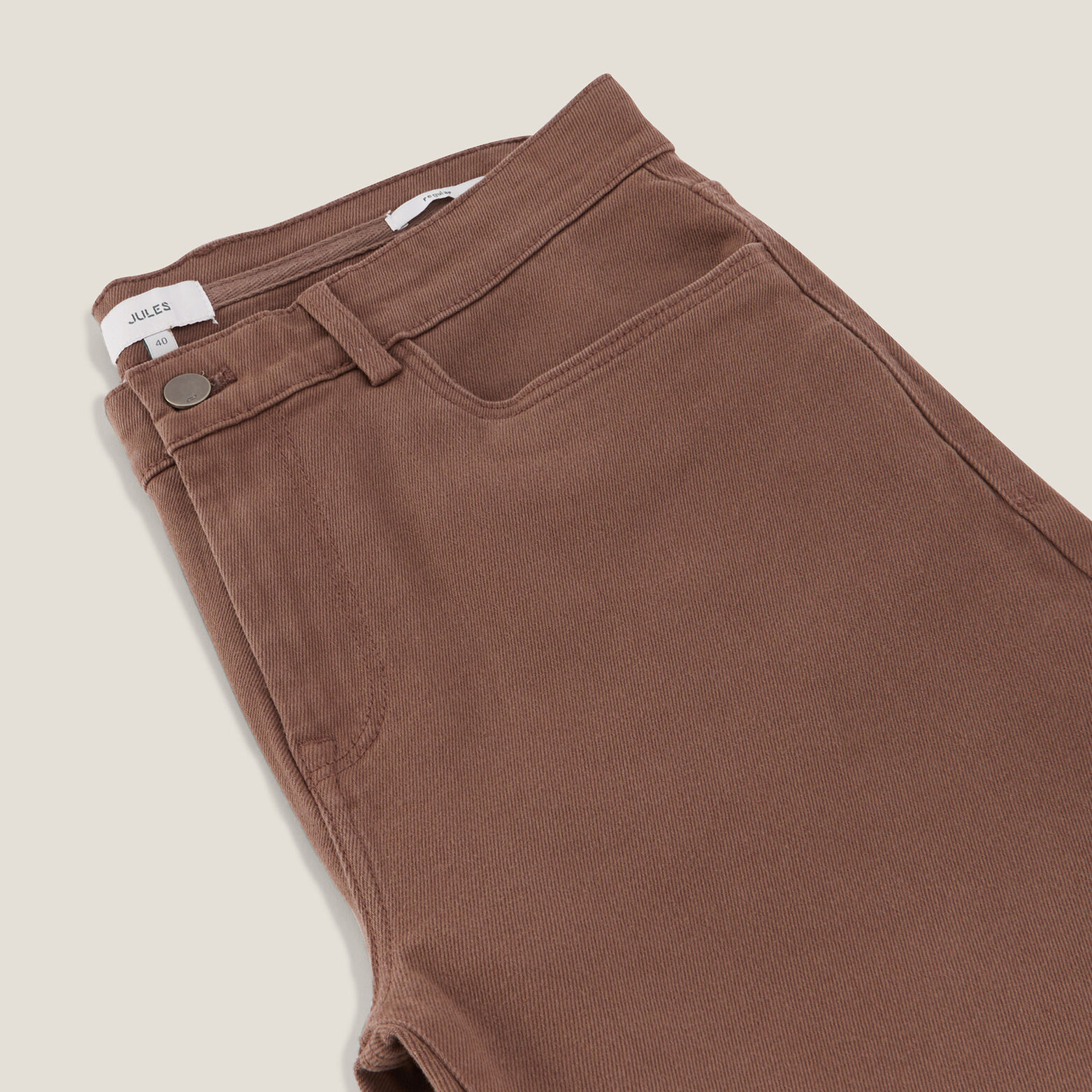 Pantalon regular cinq poches