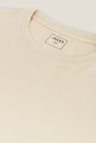 Slim basic T-shirt met ronde hals