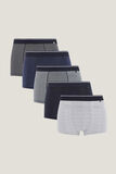 Lot de 5 boxers micro motifs