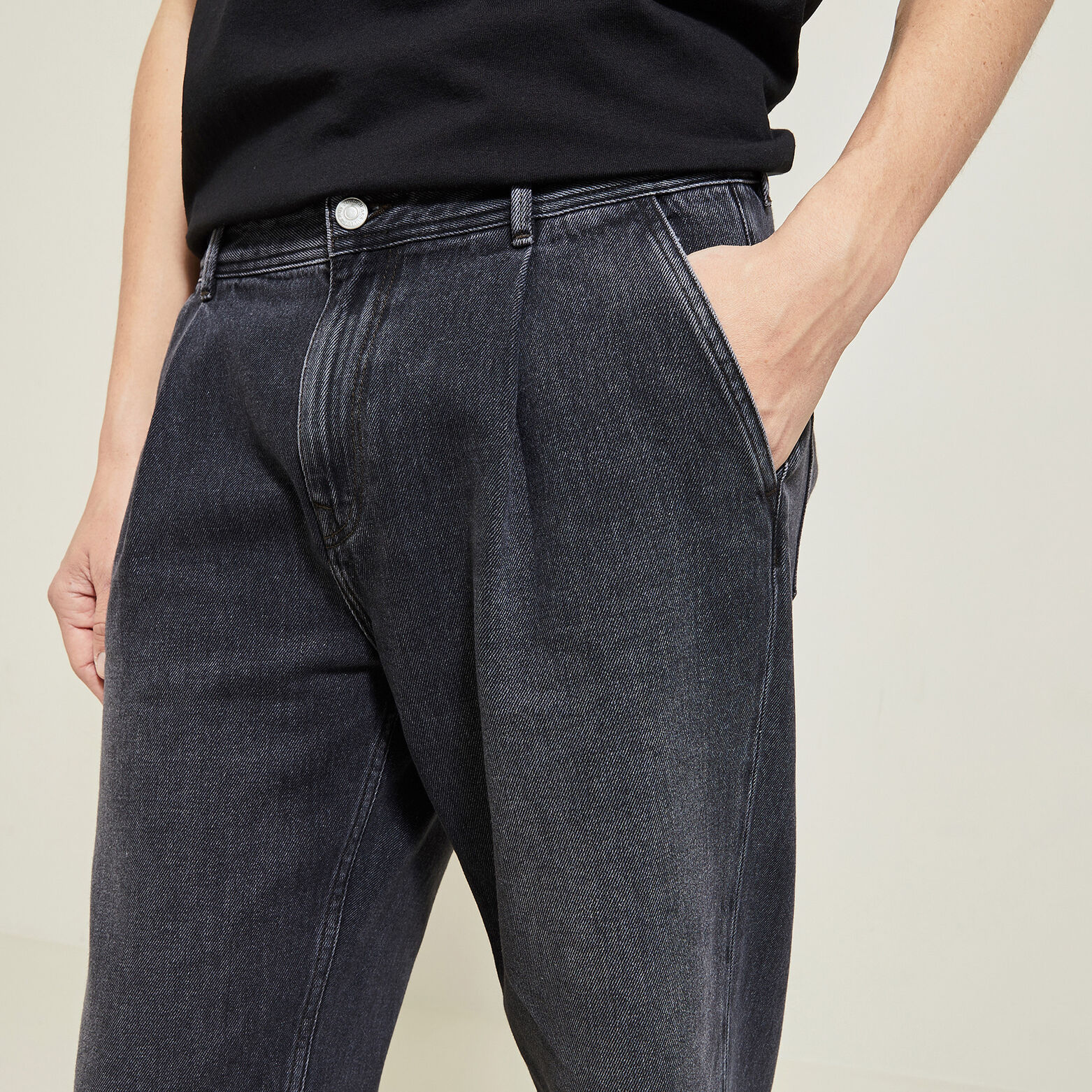 Geplooide loose-fit jeans