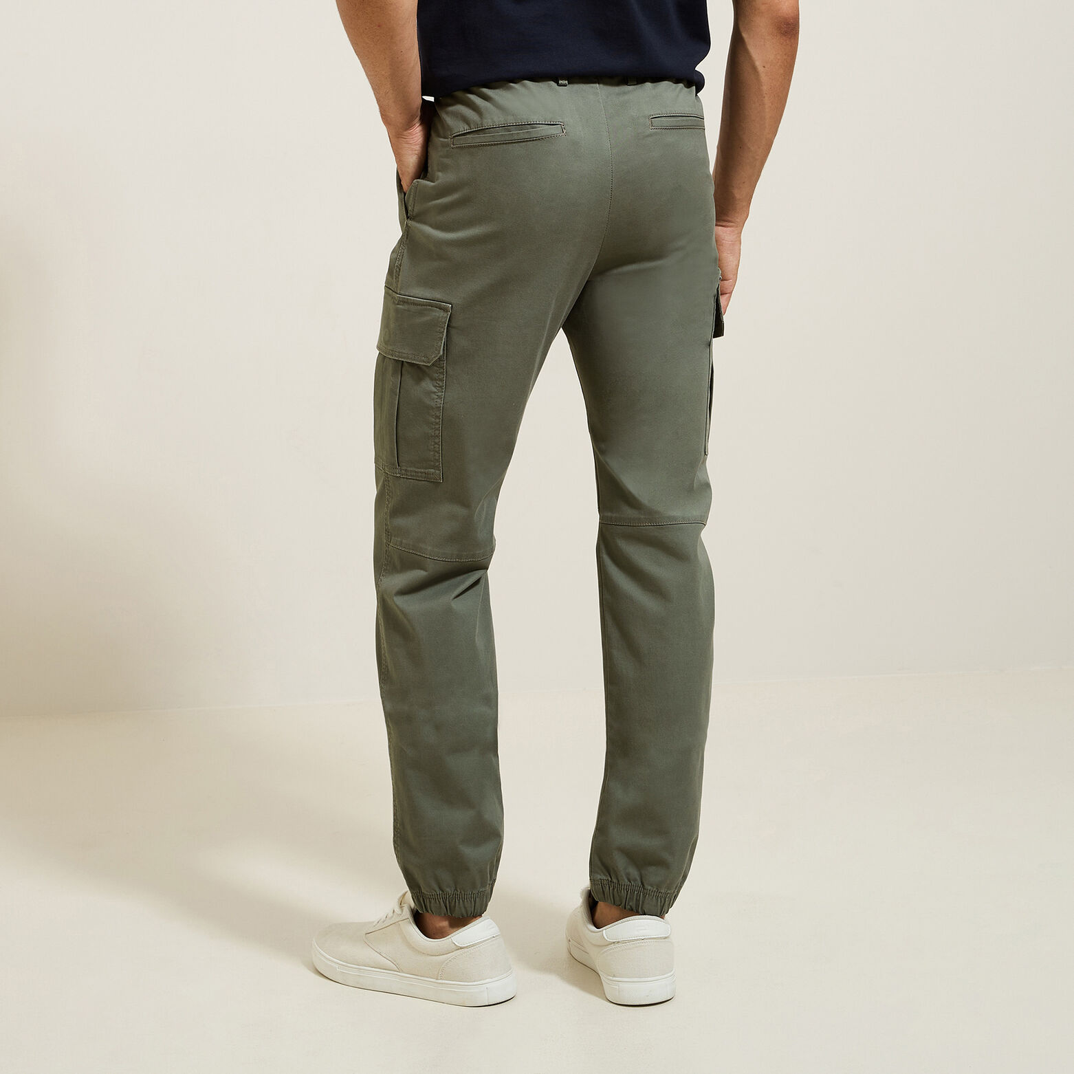 Pantalon cargo uni