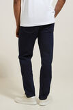 Straight jeans in ruw denim