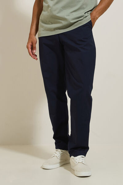 Pantalon coupe relax uni