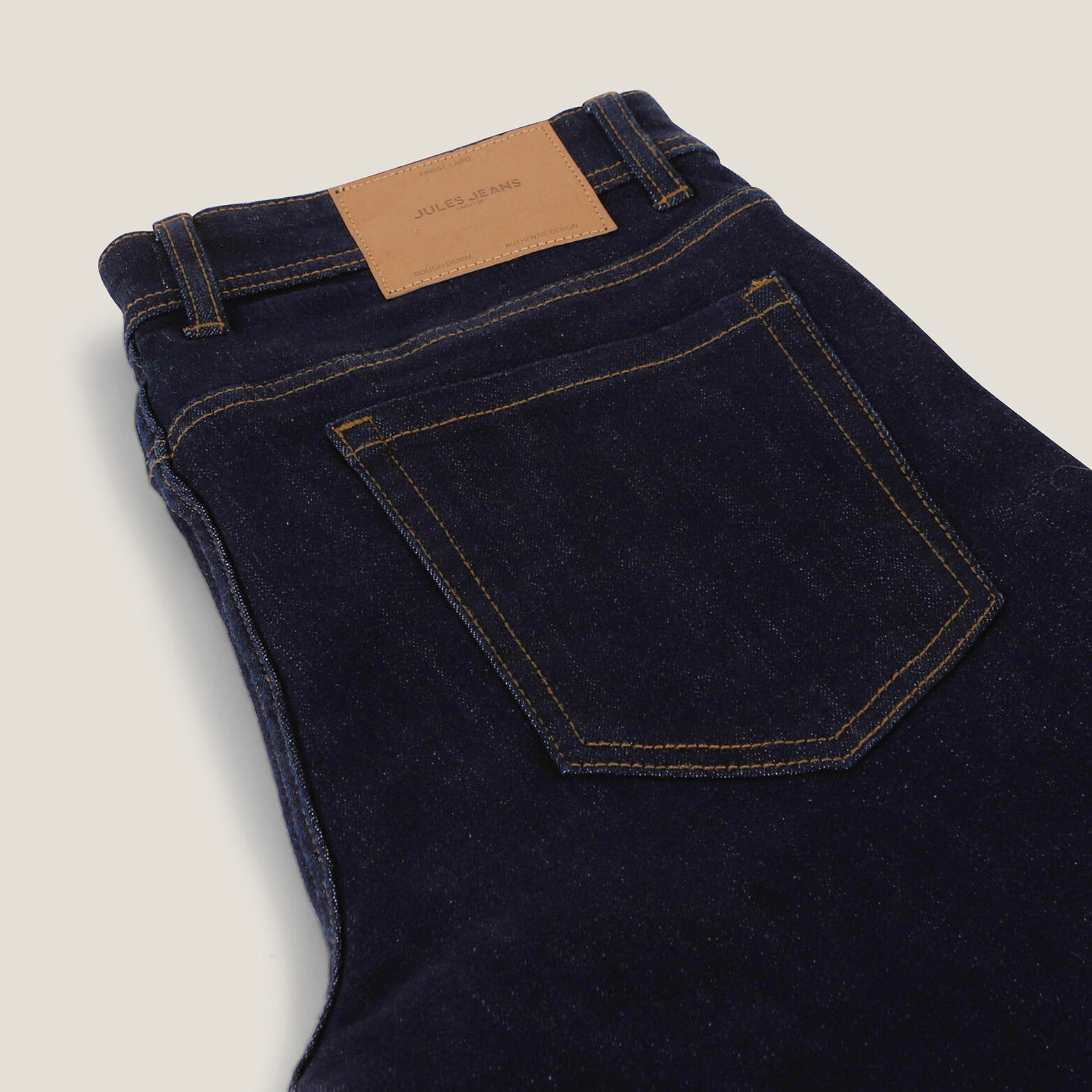 Slim fit jeans in ruw denim