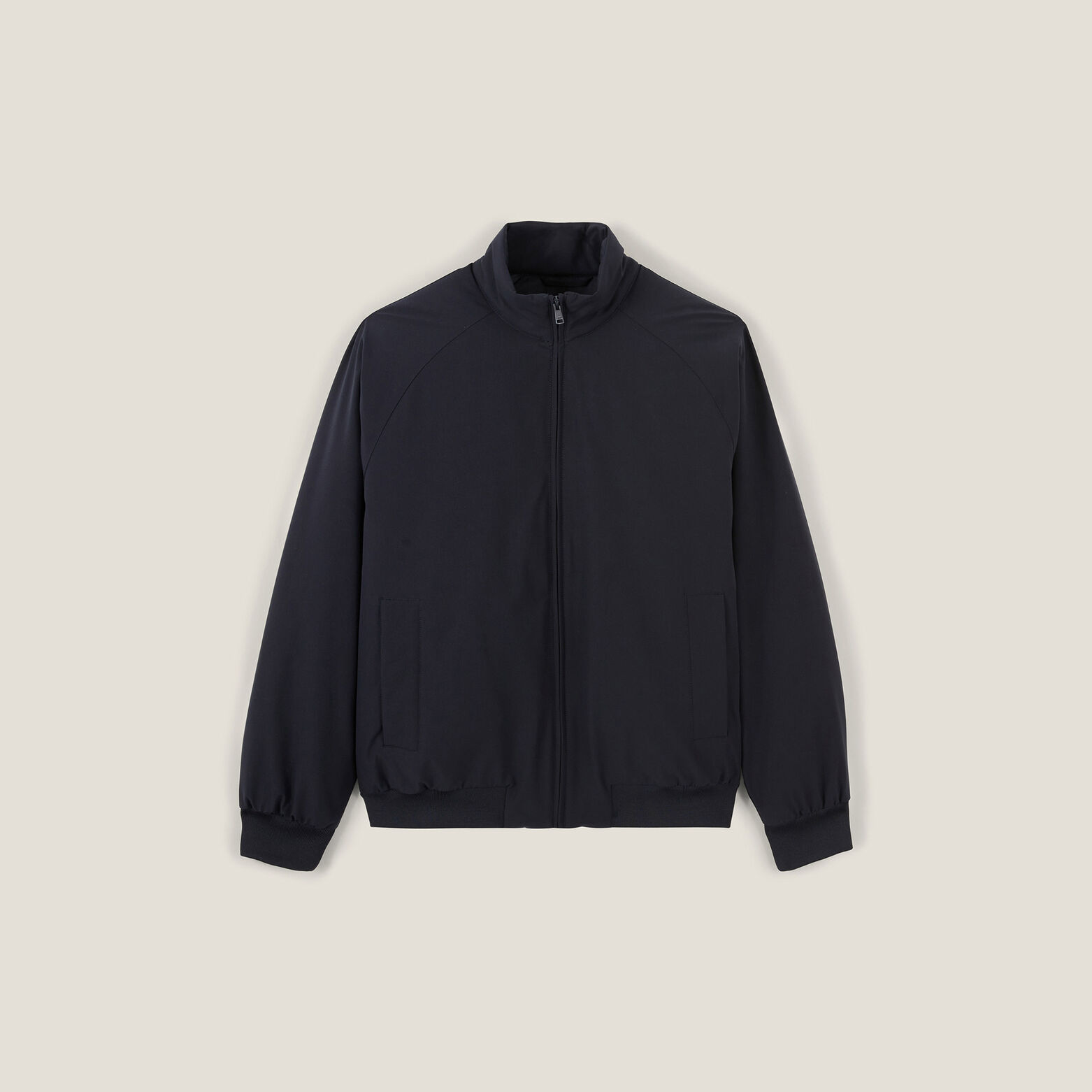 Blouson col montant zippé