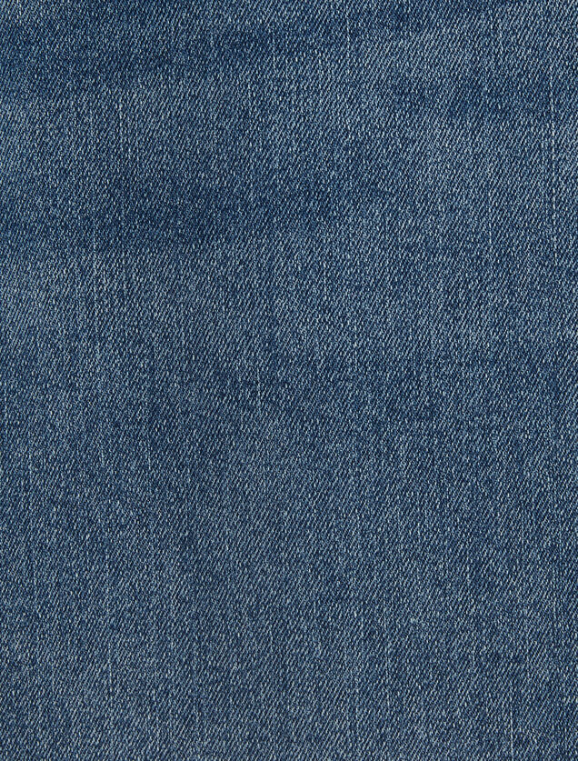 Jean straight en coton et polyester recyclés