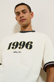 Iconisch T-shirt 1996 met contrasterende ronde hal