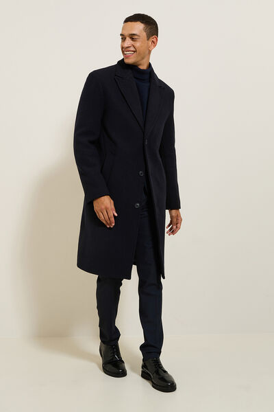 Manteau long hiver en lainage