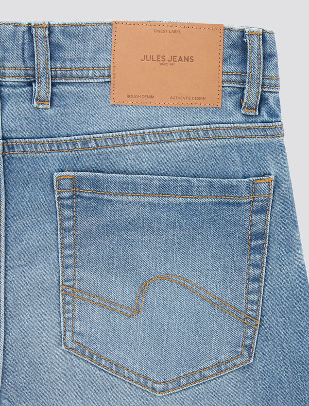 Jean straight en coton et polyester recyclés water