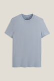 Basic, katoenen T-shirt met ronde hals