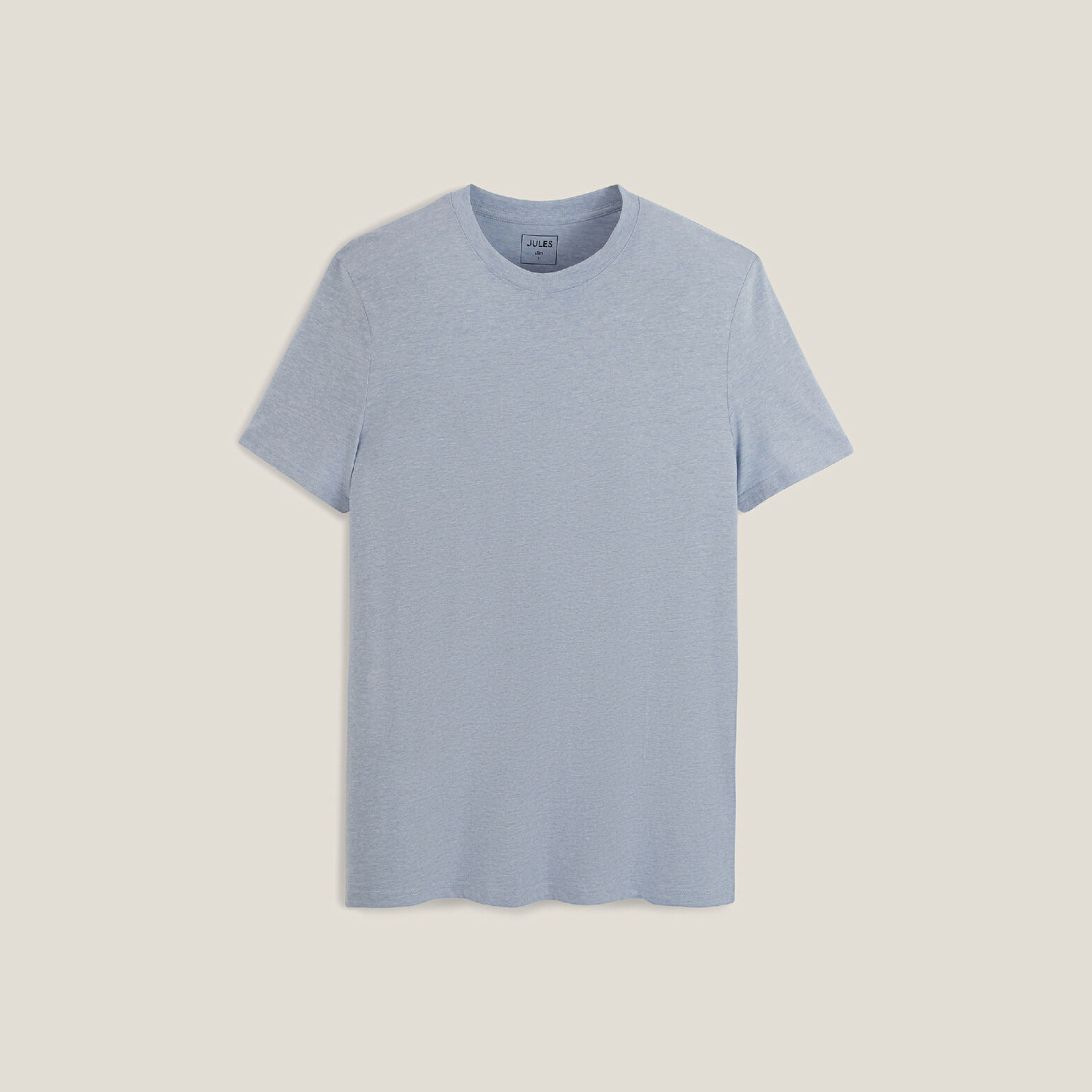 Basic, katoenen T-shirt met ronde hals