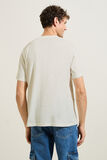 Tee shirt col rond imprimé en coton