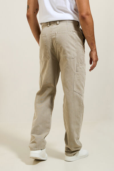 Pantalon large coton