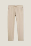 Pantalon en gaze de coton uni