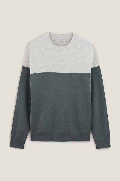 Pull col rond colorblock