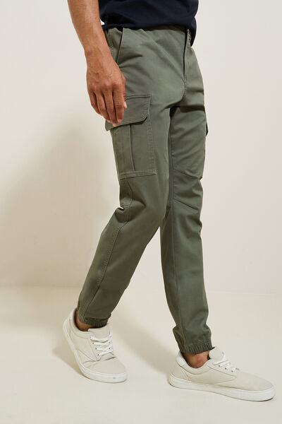 Pantalon cargo uni