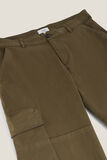 Pantalon cargo droit uni