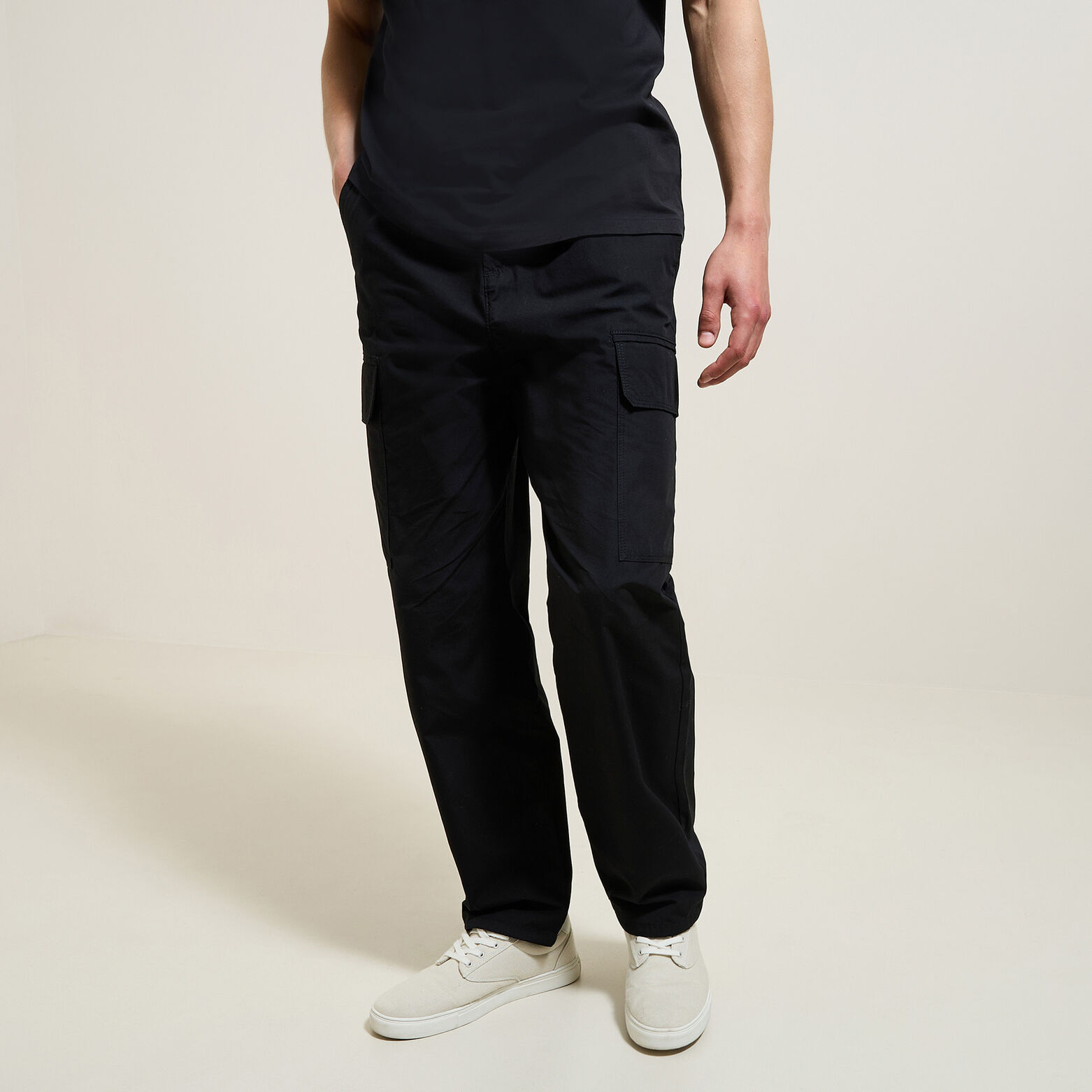 Pantalon cargo matière technique