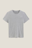 Tee-shirt col rond en coton basique