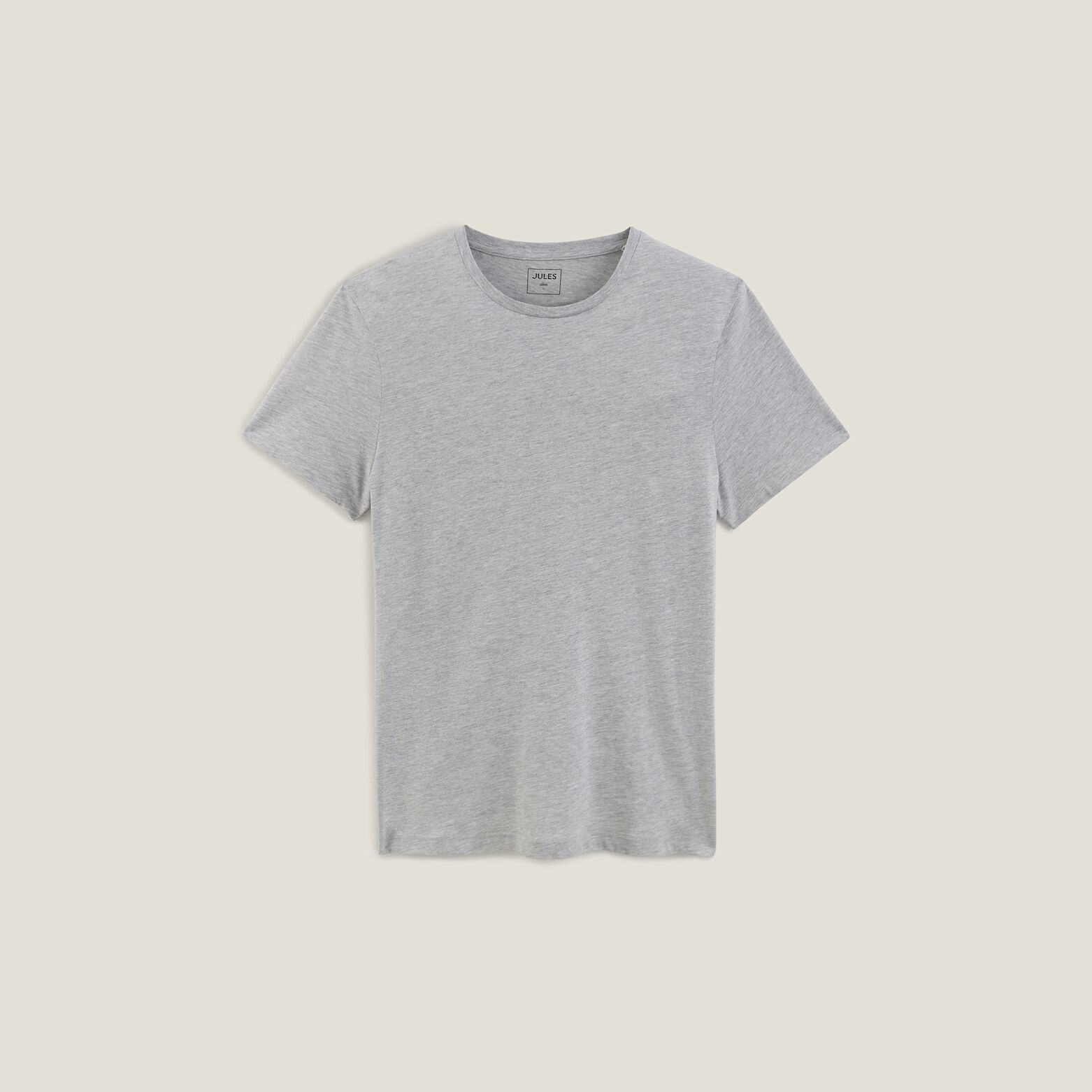 Basic T-shirt met ronde hals