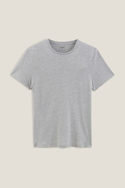 Tee-shirt col rond en coton basique