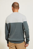 Pull col rond colorblock