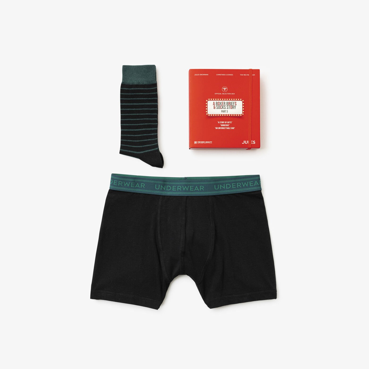 Coffret boxer et chaussettes fantaisies