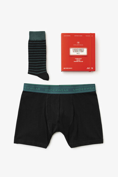 Coffret boxer et chaussettes fantaisies