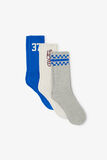 Coffret 3 paires de chaussettes hautes de sport