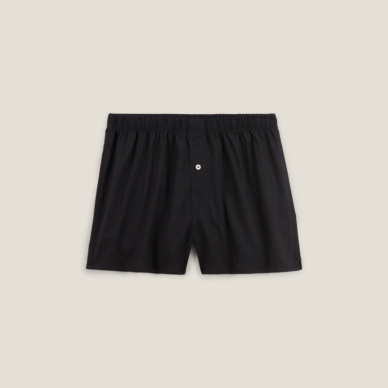 Effen boxershort in biokatoen