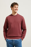 Effen sweater met ronde hals