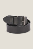 Ceinture large en cuir