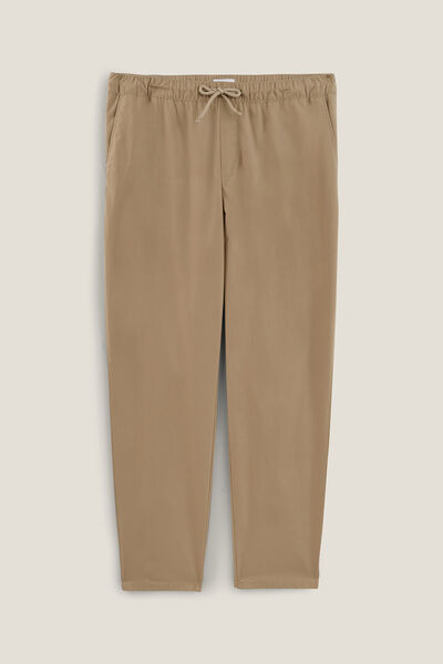 Effen relaxed broek