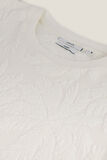 T-shirt in badstof met ronde hals en print