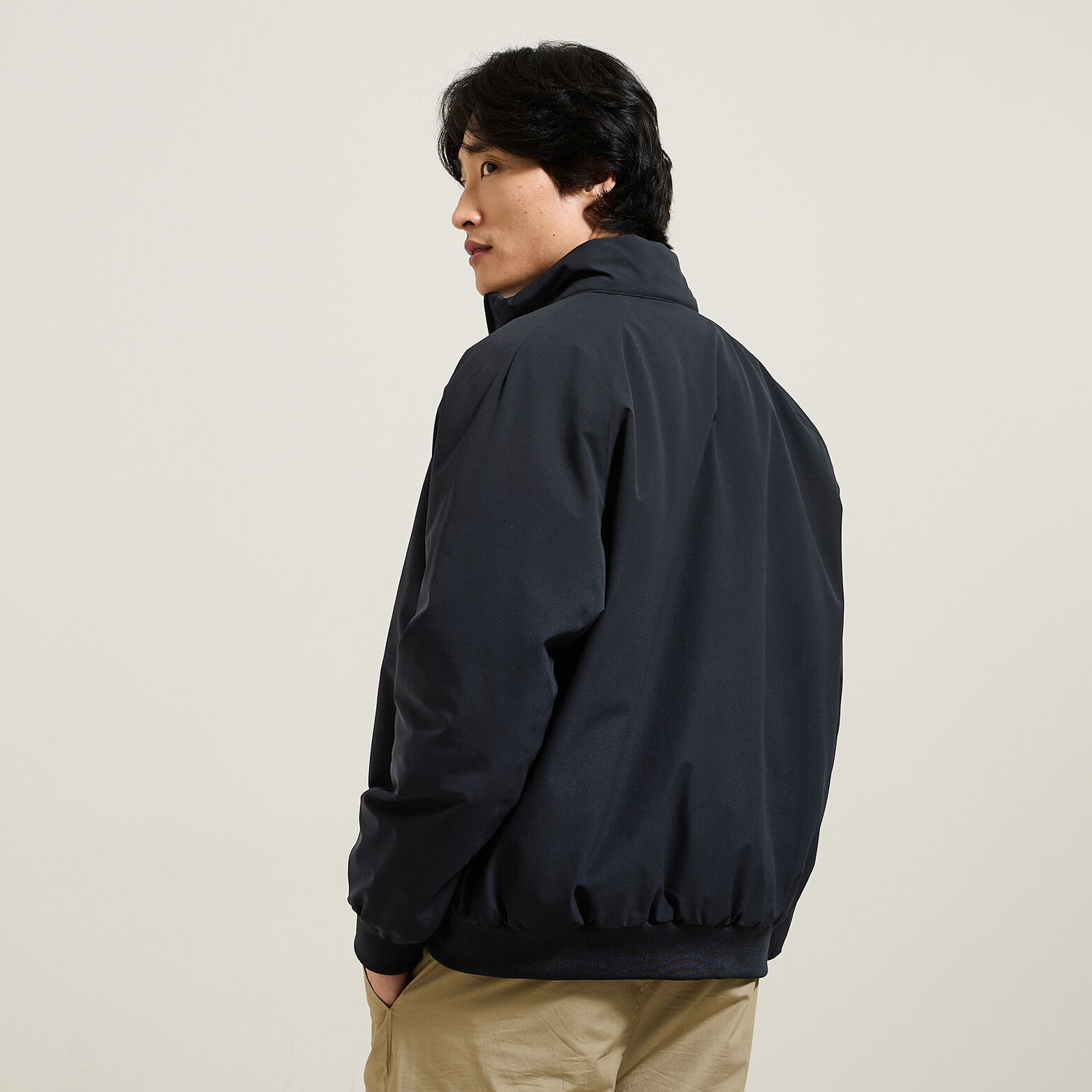 Blouson col montant zippé