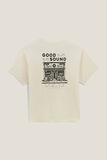 Katoenen T-shirt met ronde hals en print