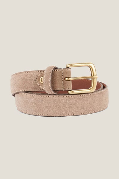 Ceinture cuir suède