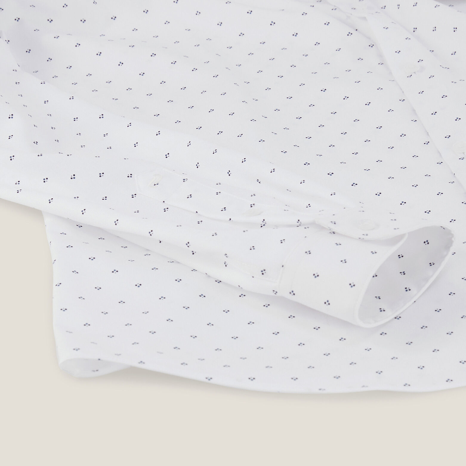 Chemise en coton imprimée sans repassage